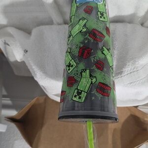 Green and Red Graphic Tumbler